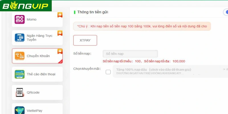 Hướng dẫn nạp tiền chi tiết nhất mà tân thủ nên biết